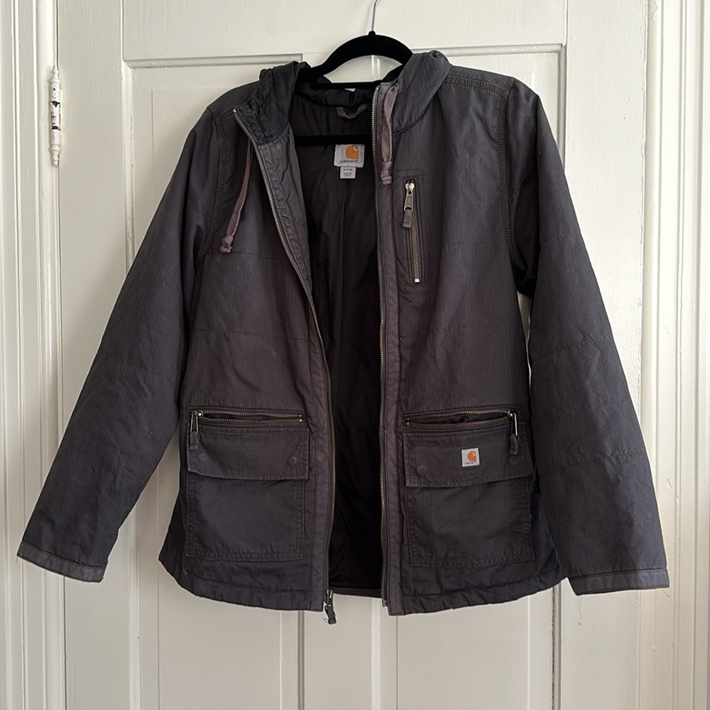 Carhartt women’s size S steel blue jacket coat